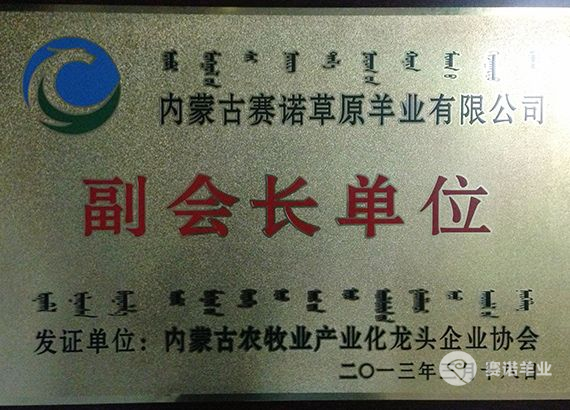 內蒙古農牧業(yè)產業(yè)化龍頭企業(yè)副會長單位